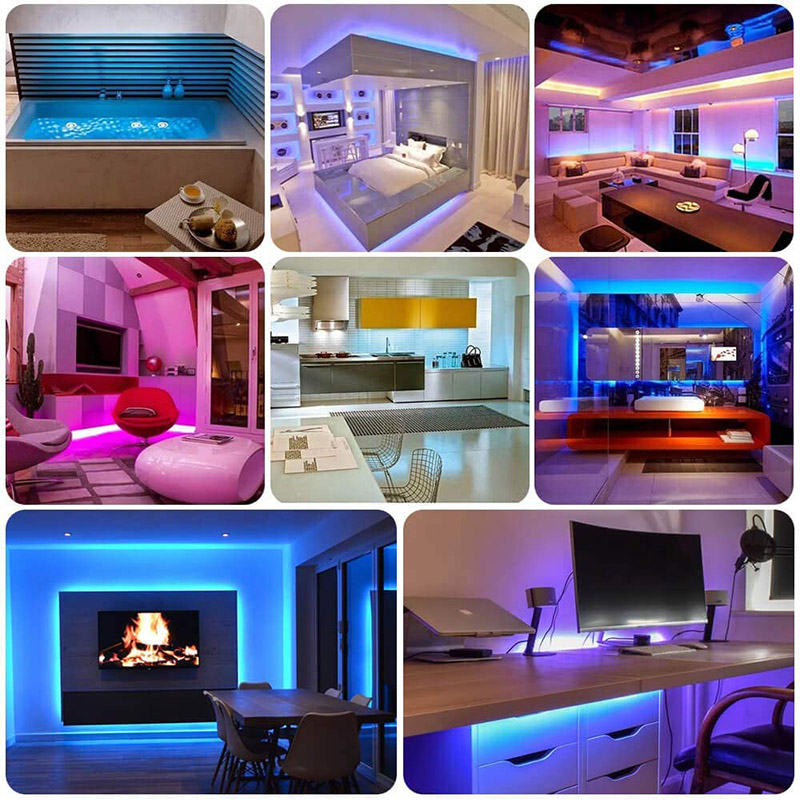 RGBW Color Change LED Light Strip Kit 16.4ft/5m - Wireless Control RGBW Color Change LED Light Strip Kit 16.4ft/5m - Wireless Control